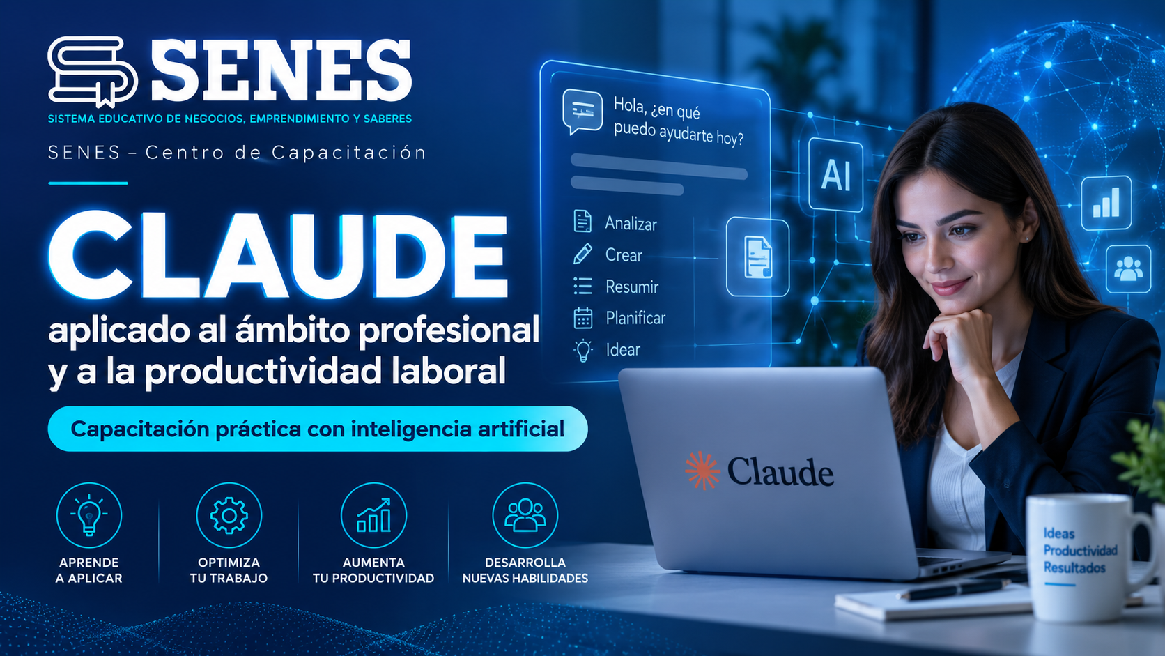 CLAUDE aplicado al ámbito profesional y a la productividad laboral